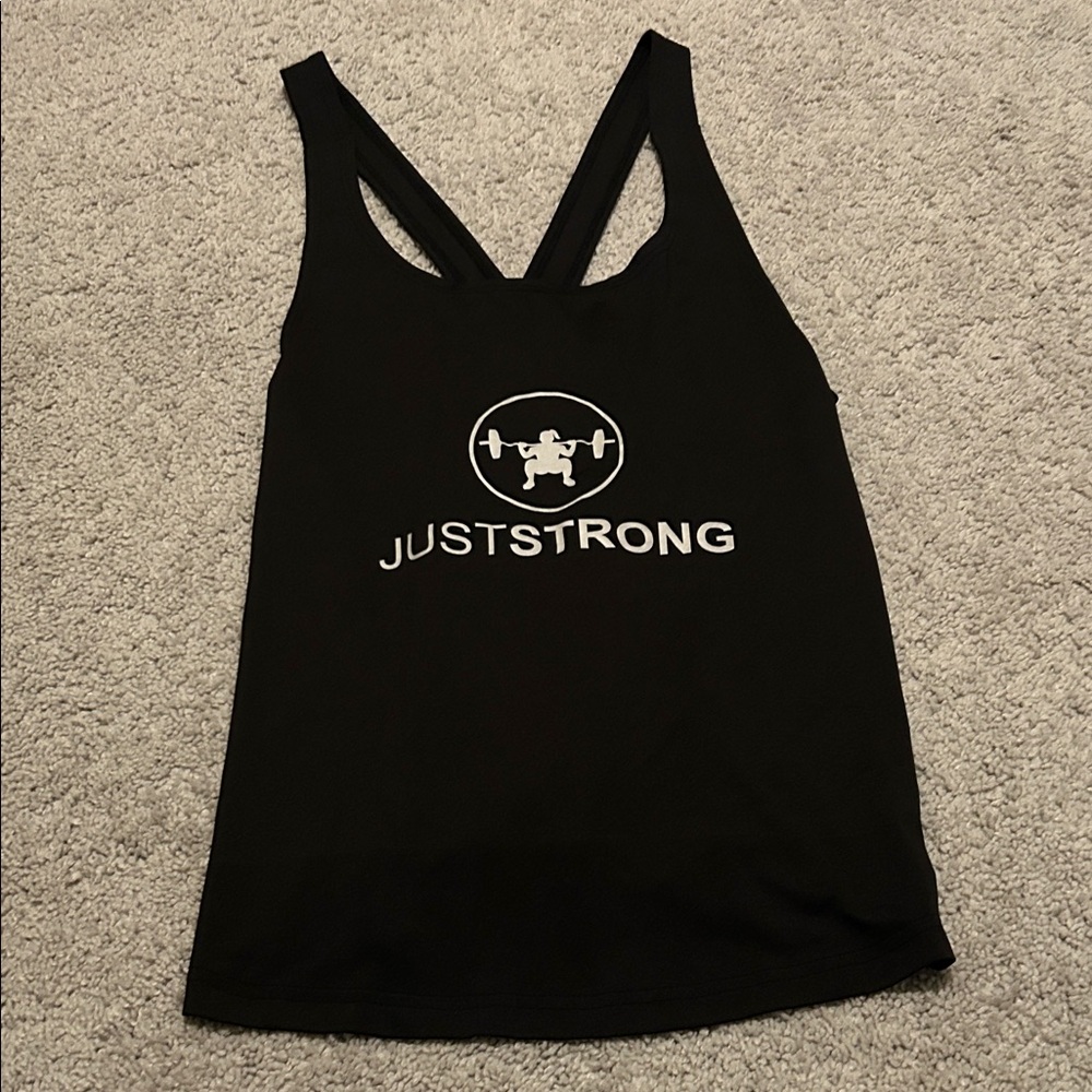 Just Strong Black Women's Tank Top
